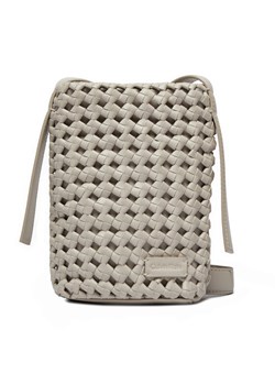 Torebka Calvin Klein Ck Braided Mini Bag K60K612172 Szary ze sklepu eobuwie.pl w kategorii Listonoszki - zdjęcie 181270534