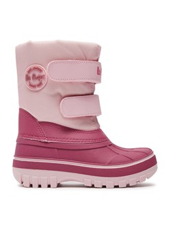 Śniegowce Lee Cooper LCJ-24-44-2844K Różowy ze sklepu eobuwie.pl w kategorii Buty zimowe dziecięce - zdjęcie 181270574