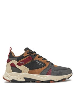 Sneakersy Pepe Jeans PMS60029 Szary ze sklepu eobuwie.pl w kategorii Buty sportowe męskie - zdjęcie 181271314