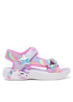 Sandały Skechers Unicorn Dreams Sandal-Dreamy Unicorns 303107L/LVMT Fioletowy ze sklepu eobuwie.pl w kategorii Sandały dziecięce - zdjęcie 181271413