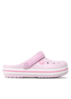 Klapki Crocs Crocband Clog K 207006 Różowy ze sklepu eobuwie.pl w kategorii Klapki dziecięce - zdjęcie 181271471