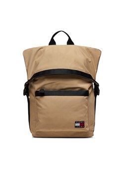 Plecak Tommy Jeans Tjm Daily Rolltop Backpack AM0AM11965 Beżowy ze sklepu eobuwie.pl w kategorii Plecaki - zdjęcie 181271704