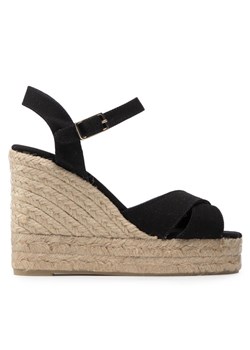 Espadryle Castañer Blaudell/8ED/001 020998-100-35 Czarny ze sklepu eobuwie.pl w kategorii Espadryle damskie - zdjęcie 181271783