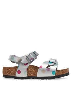 Sandały Birkenstock Rio As Kids 1029527 S Srebrny ze sklepu eobuwie.pl w kategorii Sandały dziecięce - zdjęcie 181272164