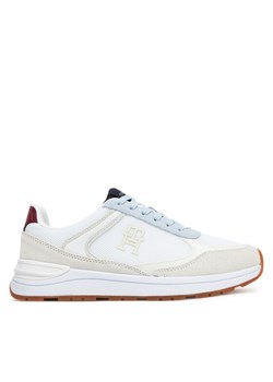 Sneakersy Tommy Hilfiger Casual Fashion Runner Mix FW0FW08324 Biały ze sklepu eobuwie.pl w kategorii Buty sportowe damskie - zdjęcie 181272502