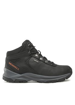 Trekkingi Merrell Erie Mis Ltr Wp J500151 Czarny ze sklepu eobuwie.pl w kategorii Buty trekkingowe męskie - zdjęcie 181272522