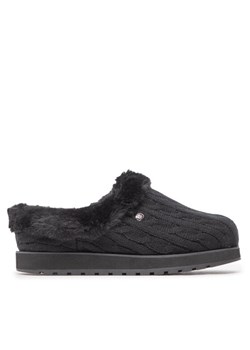 Kapcie Skechers BOBS Ice Angel 31204/BBK Czarny ze sklepu eobuwie.pl w kategorii Kapcie damskie - zdjęcie 181272530