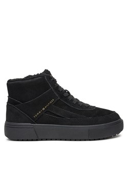 Botki Tommy Hilfiger FW0FW08108 Czarny ze sklepu eobuwie.pl w kategorii Botki - zdjęcie 181272874
