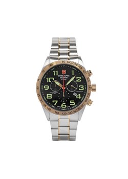 Zegarek Swiss Alpine Military 7047.9144 Srebrny ze sklepu eobuwie.pl w kategorii Zegarki - zdjęcie 181272894