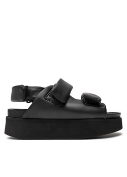 Sandały Inuikii Velcro 70106-150 Czarny ze sklepu eobuwie.pl w kategorii Sandały damskie - zdjęcie 181273201