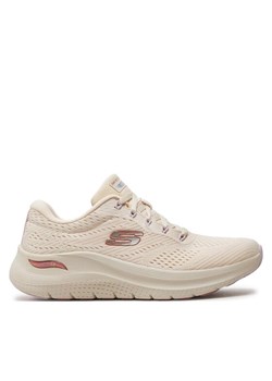 Sneakersy Skechers Arch Fit 2.0-Big League 150051/NTMT Beżowy ze sklepu eobuwie.pl w kategorii Buty sportowe damskie - zdjęcie 181273251