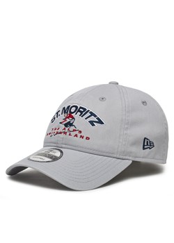 Czapka z daszkiem New Era Washed St. Moritz Ski 9TWENTY 60580868 Szary ze sklepu eobuwie.pl w kategorii Czapki z daszkiem damskie - zdjęcie 181273671