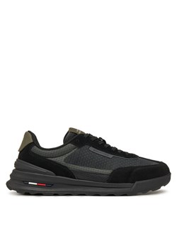 Sneakersy Tommy Hilfiger Retro Runner Seasonal FM0FM05328 Czarny ze sklepu eobuwie.pl w kategorii Buty sportowe męskie - zdjęcie 181273790