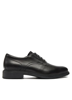 Półbuty Geox U Dublin A U34R2A 00043 C9999 Czarny ze sklepu eobuwie.pl w kategorii Buty eleganckie męskie - zdjęcie 181273874