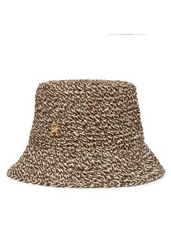 Kapelusz Tommy Hilfiger Premium Beach Bucket AW0AW17136 Beżowy ze sklepu eobuwie.pl w kategorii Kapelusze damskie - zdjęcie 181273952