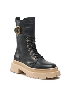 Trapery Gino Rossi 222FW105 Czarny ze sklepu eobuwie.pl w kategorii Workery damskie - zdjęcie 181273970