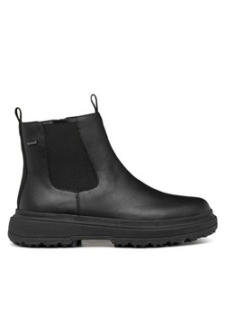 Botki Geox D Lamidie + Grip Abx D46XMD 00085 C9999 Czarny ze sklepu eobuwie.pl w kategorii Botki - zdjęcie 181274041