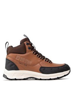 Botki Big Star Shoes II274453 Brązowy ze sklepu eobuwie.pl w kategorii Buty trekkingowe damskie - zdjęcie 181274514