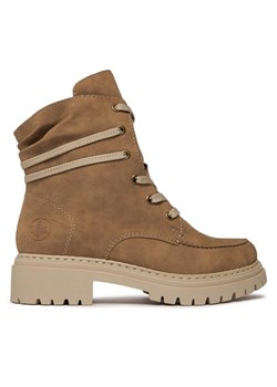 Botki Rieker 72605-64 Brązowy ze sklepu eobuwie.pl w kategorii Workery damskie - zdjęcie 181274731