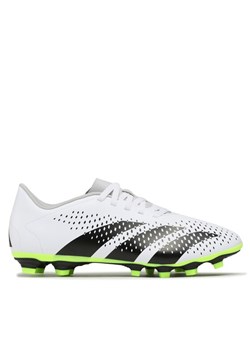 Buty do piłki nożnej adidas Predator Accuracy.4 Flexible Ground Boots GZ0013 Biały ze sklepu eobuwie.pl w kategorii Buty sportowe męskie - zdjęcie 181275081