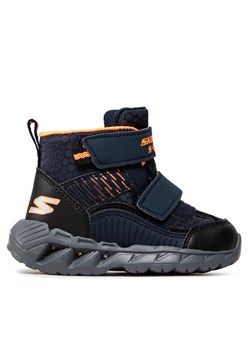 Trzewiki Skechers Frosty Fun 401504N/NVBK Granatowy ze sklepu eobuwie.pl w kategorii Buty zimowe dziecięce - zdjęcie 181275781