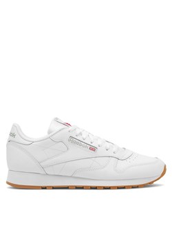 Sneakersy Reebok Classic Leather 100008491 Biały ze sklepu eobuwie.pl w kategorii Buty sportowe męskie - zdjęcie 181276210
