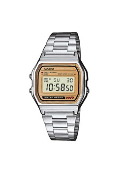 Zegarek Casio Vintage A158WEA-9EF Srebrny ze sklepu eobuwie.pl w kategorii Zegarki - zdjęcie 181276232