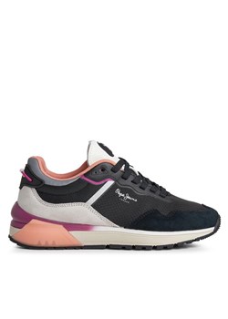 Sneakersy Pepe Jeans PLS31547 Czarny ze sklepu eobuwie.pl w kategorii Buty sportowe damskie - zdjęcie 181276271