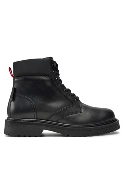 Trzewiki Tommy Jeans EM0EM01446 Czarny ze sklepu eobuwie.pl w kategorii Buty zimowe męskie - zdjęcie 181276611