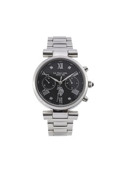 Zegarek U.S. Polo Assn. Ines USP8311BK Srebrny ze sklepu eobuwie.pl w kategorii Zegarki - zdjęcie 181276622