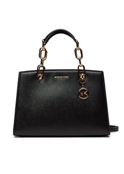 Torebka MICHAEL Michael Kors 30S4GCYS2T Czarny ze sklepu eobuwie.pl w kategorii Kuferki - zdjęcie 181276644