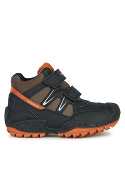 Śniegowce Geox J New Savage Boy B A J261WA 0CEFU C9279 M Czarny ze sklepu eobuwie.pl w kategorii Buty zimowe dziecięce - zdjęcie 181276660