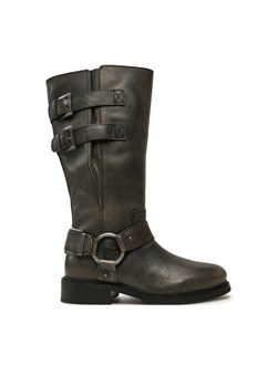 Kozaki Bronx New-Tough 14333-A Czarny ze sklepu eobuwie.pl w kategorii Kozaki damskie - zdjęcie 181276694