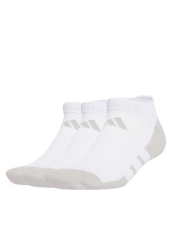 Zestaw 3 par niskich skarpet unisex adidas Ess Cc Low 3P JD9573 Biały ze sklepu eobuwie.pl w kategorii Skarpetki damskie - zdjęcie 181276753