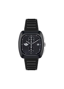 Zegarek adidas Retro Wave Two Chrono AOSY24533 Czarny ze sklepu eobuwie.pl w kategorii Zegarki - zdjęcie 181276782
