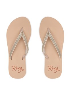 Japonki Roxy ARJL100673 Złoty ze sklepu eobuwie.pl w kategorii Klapki damskie - zdjęcie 181276891