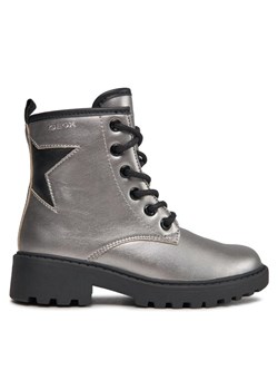 Trapery Geox Jr Casey J9420G 000NF C1363 S Srebrny ze sklepu eobuwie.pl w kategorii Buty zimowe dziecięce - zdjęcie 181276902