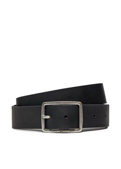 Pasek Męski Tommy Hilfiger Jeans Buckle 3.5 AM0AM12176 Czarny ze sklepu eobuwie.pl w kategorii Paski męskie - zdjęcie 181277033