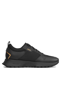 Sneakersy Boss Jonah Runn Meth 50513195 Czarny ze sklepu eobuwie.pl w kategorii Buty sportowe męskie - zdjęcie 181277064