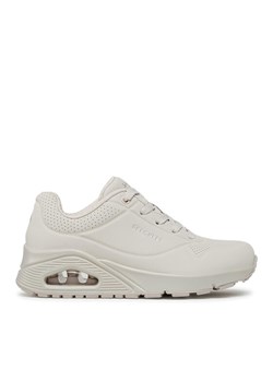Sneakersy Skechers Uno Stand On Air 3690/OFWT Écru ze sklepu eobuwie.pl w kategorii Buty sportowe damskie - zdjęcie 181277170