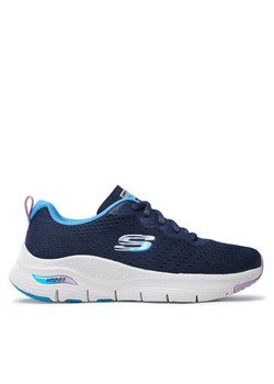 Sneakersy Skechers Infinity Cool 149722/NVMT Granatowy ze sklepu eobuwie.pl w kategorii Buty sportowe damskie - zdjęcie 181277244