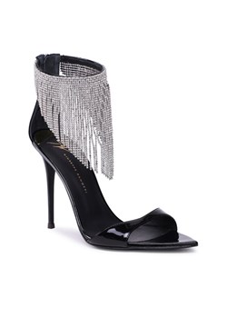 Sandały GIUSEPPE ZANOTTI E300033 Czarny ze sklepu eobuwie.pl w kategorii Sandały damskie - zdjęcie 181277290