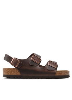 Sandały Birkenstock Milano 34871 Brązowy ze sklepu eobuwie.pl w kategorii Sandały męskie - zdjęcie 181277384