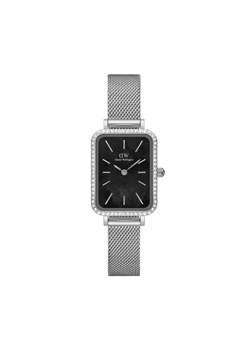 Zegarek Daniel Wellington Quadro Mesh DW00100667 Czarny ze sklepu eobuwie.pl w kategorii Zegarki - zdjęcie 181277611