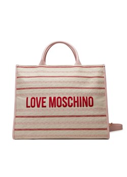 Torebka LOVE MOSCHINO JC4239PP0MKO110A Różowy ze sklepu eobuwie.pl w kategorii Torby Shopper bag - zdjęcie 181277684