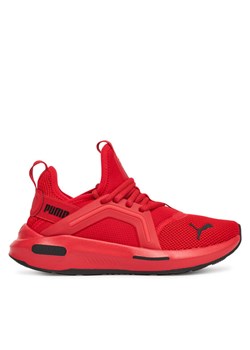 Sneakersy Puma Softride Enzo 5 Jr 401510 02 Czerwony ze sklepu eobuwie.pl w kategorii Buty sportowe dziecięce - zdjęcie 181277911