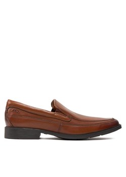 Półbuty Clarks Tilden Free 261300987 Brązowy ze sklepu eobuwie.pl w kategorii Mokasyny męskie - zdjęcie 181277994