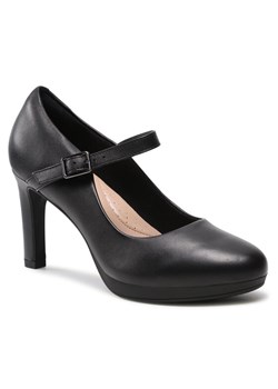 Półbuty Clarks Ambyr Shine 261577844 Czarny ze sklepu eobuwie.pl w kategorii Czółenka - zdjęcie 181278384