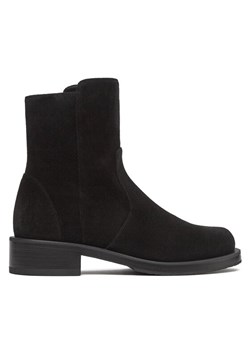 Botki Stuart Weitzman 5050 Bold Zip Btie SG094 Czarny ze sklepu eobuwie.pl w kategorii Botki - zdjęcie 181278492