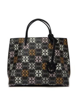 Torebka Pinko Carrie Shopper Classic PE 24 PLTT 102833 A1EM Czarny ze sklepu eobuwie.pl w kategorii Kuferki - zdjęcie 181278611